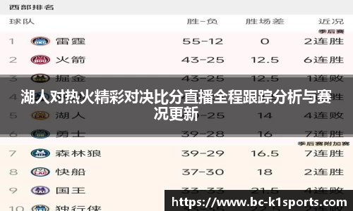 湖人对热火精彩对决比分直播全程跟踪分析与赛况更新